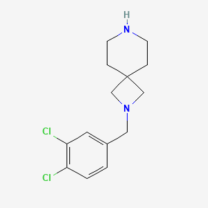 molecular formula C14H18Cl2N2 B15501622 2-(3,4-Dichlorobenzyl)-2,7-diazaspiro[3.5]nonane 