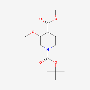 1-(tert-Butyl) 4-methyl 3-methoxypiperidine-1,4-dicarboxylate