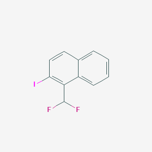 molecular formula C11H7F2I B15501668 1-(Difluoromethyl)-2-iodonaphthalene 