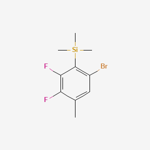 (6-Bromo-2,3-difluoro-4-methylphenyl)trimethylsilane