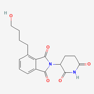 molecular formula C17H18N2O5 B15501712 Thalidomide-C4-OH 