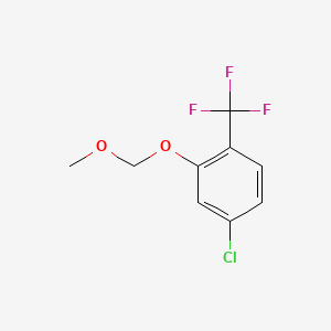 4-Chloro-2-(methoxymethoxy)-1-(trifluoromethyl)benzene