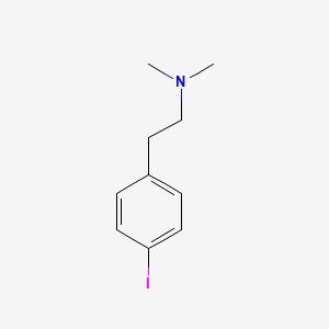 molecular formula C10H14IN B15501771 2-(4-iodophenyl)-N,N-dimethylethanamine 