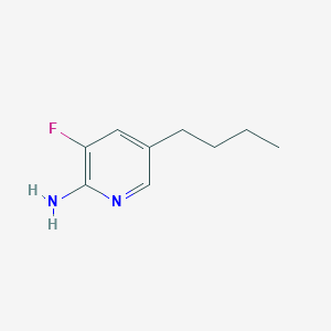 molecular formula C9H13FN2 B15501777 5-Butyl-3-fluoropyridin-2-amine 