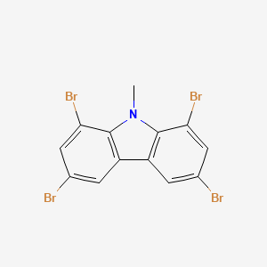 1,3,6,8-Tetrabromo-9-methyl-9H-carbazole