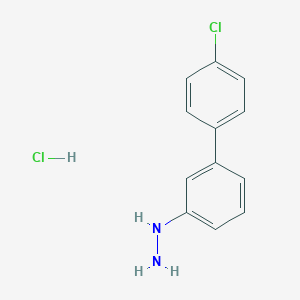 4'-Chloro-biphenyl-3-yl)-hydrazine hydrochloride