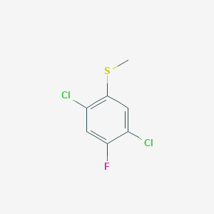 (2,5-Dichloro-4-fluorophenyl)(methyl)sulfane