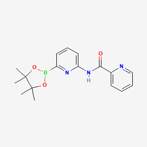 N-[6-(4,4,5,5-tetramethyl-1,3,2-dioxaborolan-2-yl)pyridin-2-yl]pyridine-2-carboxamide