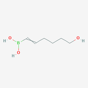 molecular formula C6H13BO3 B15501953 (6-Hydroxyhex-1-en-1-yl)boronic acid CAS No. 132047-94-0