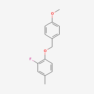 2-Fluoro-1-((4-methoxybenzyl)oxy)-4-methylbenzene