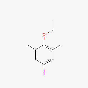 molecular formula C10H13IO B15501961 2-Ethoxy-5-iodo-1,3-dimethylbenzene 