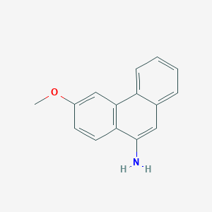 molecular formula C15H13NO B15501977 6-Methoxyphenanthren-9-amine CAS No. 7470-16-8