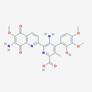 molecular formula C25H22N4O8 B015502 链霉红霉素 CAS No. 3930-19-6