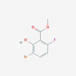 molecular formula C8H6BrFO3 B15502039 Methyl 3-bromo-6-fluoro-2-hydroxybenzoate 