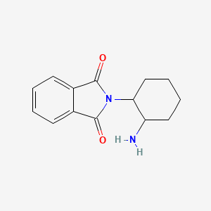 molecular formula C14H16N2O2 B15502070 2-(2-Aminocyclohexyl)isoindole-1,3-dione 