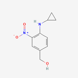 (4-(Cyclopropylamino)-3-nitrophenyl)methanol