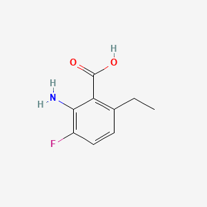 2-Amino-6-ethyl-3-fluorobenzoic acid