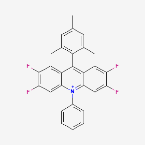 2,3,6,7-Tetrafluoro-9-mesityl-10-phenylacridin-10-ium