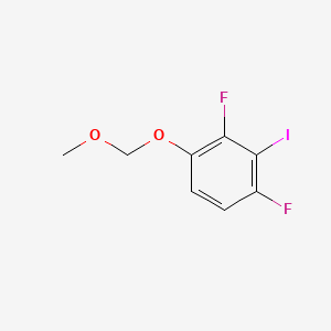 molecular formula C8H7F2IO2 B15502188 1,3-Difluoro-2-iodo-4-(methoxymethoxy)benzene 