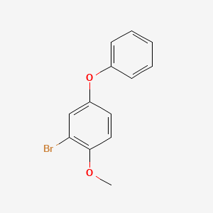 molecular formula C13H11BrO2 B15502198 2-Bromo-1-methoxy-4-phenoxybenzene 