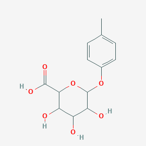 molecular formula C13H16O7 B15502209 p-Tolyl-ss-D-glucuronide 