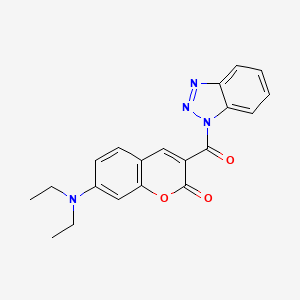 molecular formula C20H18N4O3 B15502263 viF 428-azide 