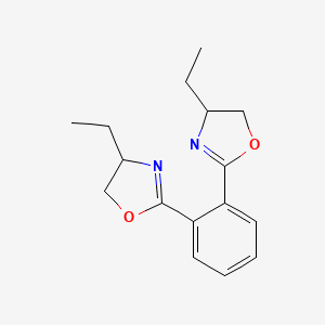 molecular formula C16H20N2O2 B15502337 1,2-Bis(4-ethyl-4,5-dihydrooxazol-2-yl)benzene 