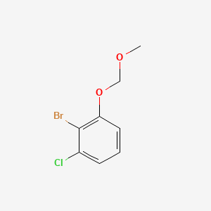 molecular formula C8H8BrClO2 B15502345 2-Bromo-1-chloro-3-(methoxymethoxy)benzene 