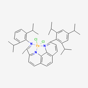 Iron, [2,6-bis(1-methylethyl)-N-[1-[9-[2,4,6-tris(1-methylethyl)phenyl]-1,10-phenanthrolin-2-yl-kappaN1,kappaN10]ethylidene]benzenamine-kappaN]dichloro-, (SP-5-13)-