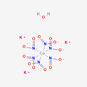 Tripotassium;cobalt;hexanitrite;hydrate