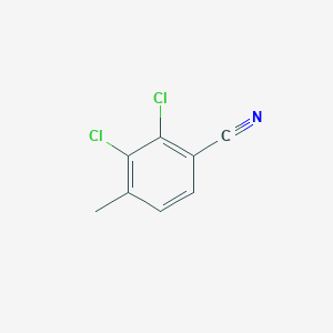 molecular formula C8H5Cl2N B15502380 2,3-Dichloro-4-methylbenzonitrile 