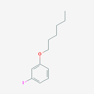 molecular formula C12H17IO B15502405 1-(Hexyloxy)-3-iodobenzene 