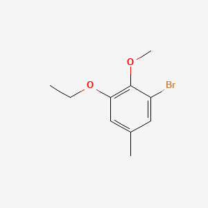 1-Bromo-3-ethoxy-2-methoxy-5-methylbenzene