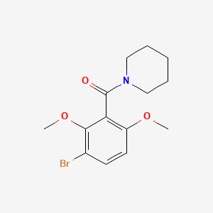 (3-Bromo-2,6-dimethoxyphenyl)(piperidin-1-yl)methanone