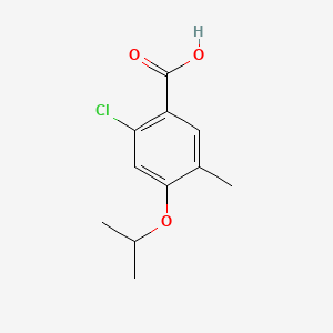 2-Chloro-4-isopropoxy-5-methylbenzoic acid