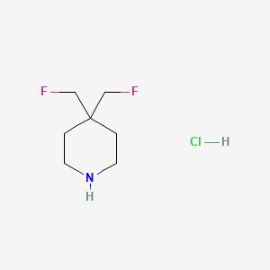 4,4-Bis(fluoromethyl)piperidine hydrochloride