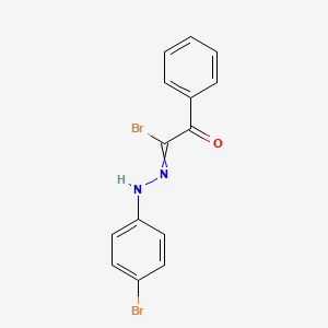 N-(4-bromophenyl)-2-oxo-2-phenylethanehydrazonoyl bromide