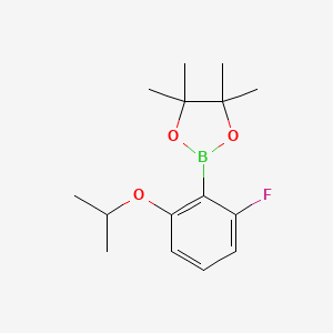 2-(2-Fluoro-6-isopropoxyphenyl)-4,4,5,5-tetramethyl-1,3,2-dioxaborolane