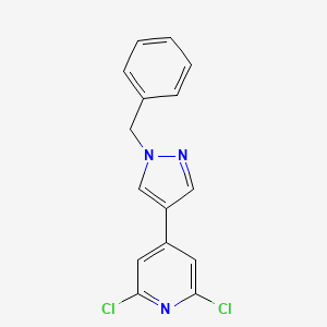 4-(1-Benzyl-1H-pyrazol-4-yl)-2,6-dichloropyridine