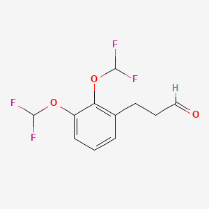 (2,3-Bis(difluoromethoxy)phenyl)propanal