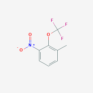 molecular formula C8H6F3NO3 B15502520 3-Nitro-2-(trifluoromethoxy)toluene 