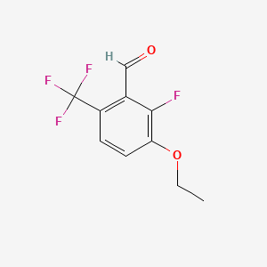 3-Ethoxy-2-fluoro-6-(trifluoromethyl)benzaldehyde