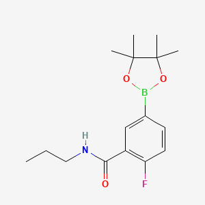 2-Fluoro-N-propyl-5-(4,4,5,5-tetramethyl-1,3,2-dioxaborolan-2-yl)benzamide