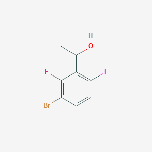 1-(3-Bromo-2-fluoro-6-iodophenyl)ethanol