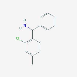 molecular formula C14H14ClN B15502640 (2-Chloro-4-methylphenyl)(phenyl)methanamine 