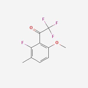 2,2,2-Trifluoro-1-(2-fluoro-6-methoxy-3-methylphenyl)ethanone