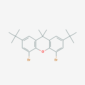molecular formula C23H28Br2O B155027 4,5-二溴-2,7-二叔丁基-9,9-二甲基氧杂蒽 CAS No. 130525-43-8