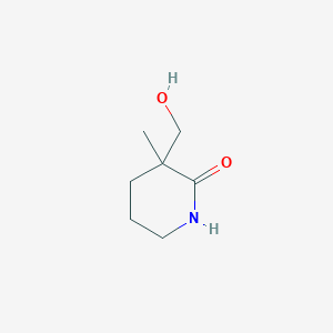 3-(Hydroxymethyl)-3-methylpiperidin-2-one