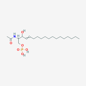 N-[(1S,2R,3E)-2-Hydroxy-1-[(phosphonooxy)methyl]-3-heptadecen-1-yl]acetamide