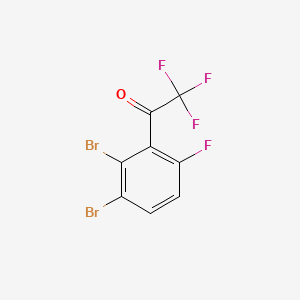 1-(2,3-Dibromo-6-fluorophenyl)-2,2,2-trifluoroethanone